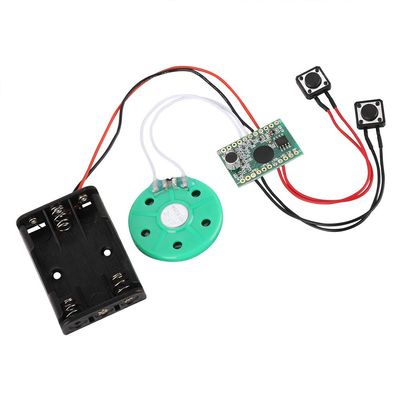 Digital Greeting Cards, Voice Recording, 60-Second Recording Playback DIY Voice Greeting Card Module Cable Extened 10CM for Dogs Voice Module
