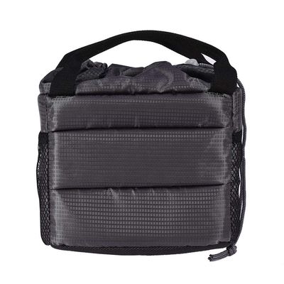 Acouto Camera Hand Bag Insert Partition Shockproof Padded Divider Case for DSLR (Grey)