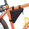 VBESTLIFE Frame Bag, Zipper Pocket Design Oxford Outdoor Quick Release Front Saddle Cycling Accessories Top Tube Triangle Tool Bag (Blue Letter on Black Background) view 3