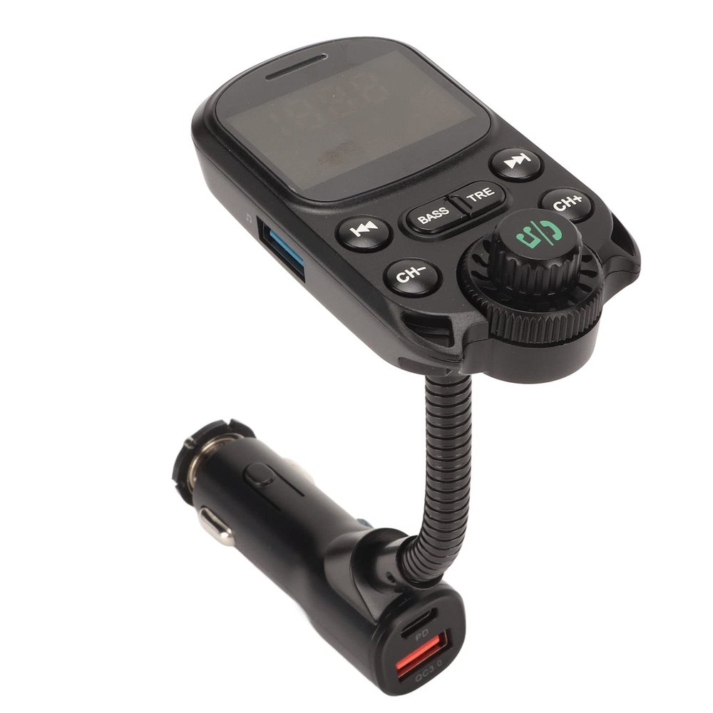 FM Transmitter, BC86 Radio Adapter Support Charging Protocol Car Charger Mp3 Player Support PD30W QC18W
