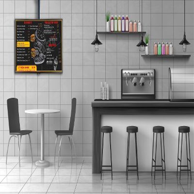 Peerless AV Ceiling TV Mount with Adjustable Viewing Angle Wall Mount for Digital Display Bundle (Matte Black)