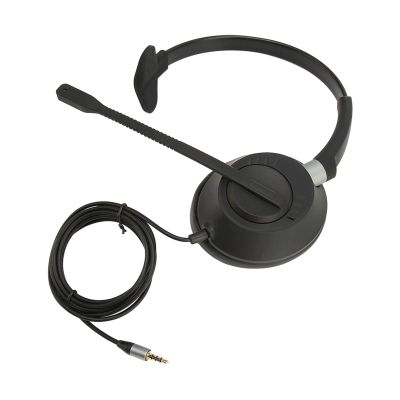 ciciglow Telephone Headset, X6S Single 3.5mm Noise Canceling Headset ENC Active PC Headphone for Customer Service Call Center