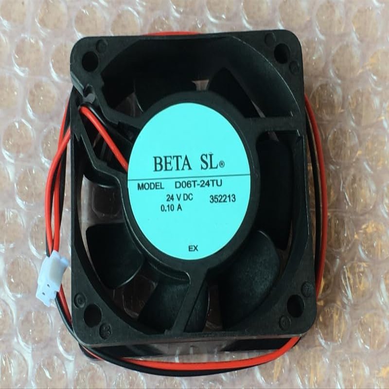 DC24V 0.10A D06T-24TU 6025 6cm 2-Wire Inverter Cooling Fan