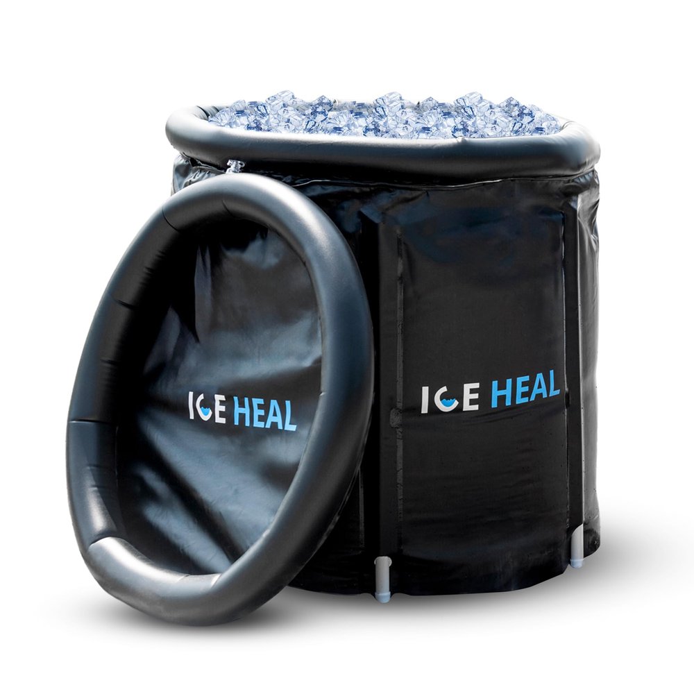 ICEHEAL Recovery Tub Ice Bath Tub for Athletes Portable Bathtub Adult Sized Cold Plunge Pool/Portable Cold Tub, Portable Ice Bath for Cold Water Therapy Training // Larger Size