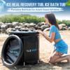 ICEHEAL Recovery Tub Ice Bath Tub for Athletes Portable Bathtub Adult Sized Cold Plunge Pool/Portable Cold Tub, Portable Ice Bath for Cold Water Therapy Training // Larger Size view 3