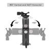 Namolit Camera Flash Mount Speedlite Swivel Bracket Flash Stand Bracket with Cold Shoe Mount 1/4 Inch & 3/8 Inch Screw Hole Umbrella Mount Holder Flash Light Accessories view 3