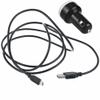 J-ZMQER New Car DC Adapter + USB Charging Cable Compatible with Uniden BCD325P2 BCD-325P2 Handheld TrunkTracker V Scanner Auto Plug Power Supply view 1