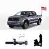 WANGDUOYU Truck Bed Flag Pole Holder, Aluminium Alloy Tailgate Hinge Mounted Single Flag with Antenna Holder Kit and Anti-Wobble Screws (Tundra 2014-2021) view 1