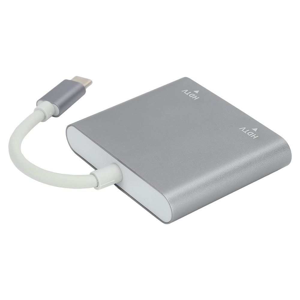 ciciglow Type C to Adapter, 2 to 4K Adapte,Type C Dual Converter for Pro 2015 2016 2017 2018/ PixelASUS Zen AioHP Pavilion X2/ 950/950XL