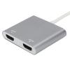 ciciglow Type C to Adapter, 2 to 4K Adapte,Type C Dual Converter for Pro 2015 2016 2017 2018/ PixelASUS Zen AioHP Pavilion X2/ 950/950XL view 2
