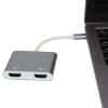 ciciglow Type C to Adapter, 2 to 4K Adapte,Type C Dual Converter for Pro 2015 2016 2017 2018/ PixelASUS Zen AioHP Pavilion X2/ 950/950XL view 4