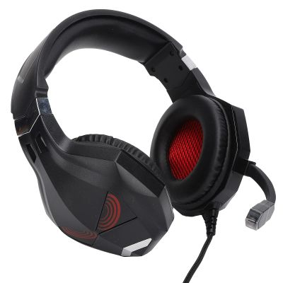 ciciglow G319 Stereo Gaming Headset, Noise Canceling Over Ear Headphones with Mic LED Light, Bass Surround Compatible with Plug and Play