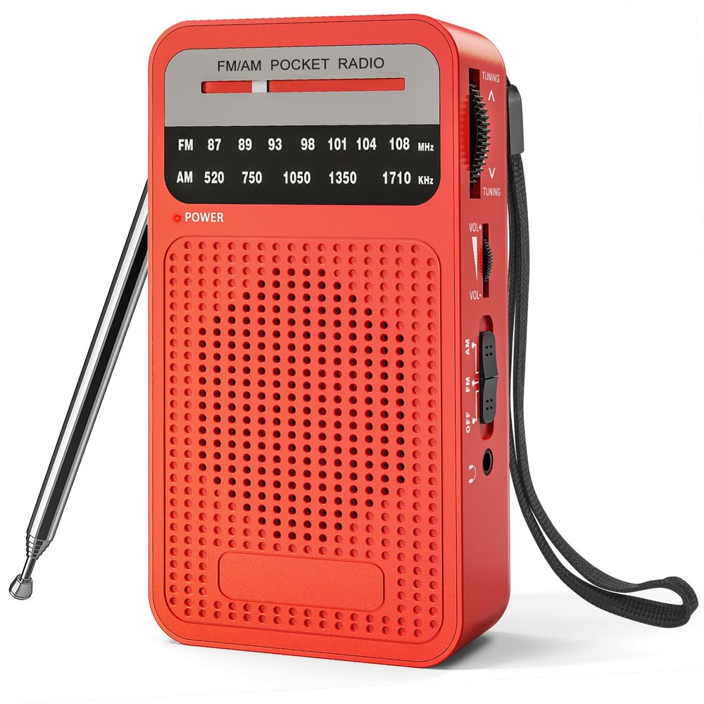 Goodes Portable Radio AM FM, Transistor Radio with Best Reception
