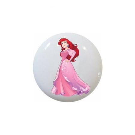 Fairy Tale Princess Fairytale DECORATIVE Ceramic Dresser Drawer PULLS Cabinet Cupboard KNOBS (Ariel)