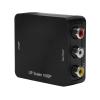 ciciglow to Converter,AV to Converter Mini Composite Video Audio Adapter with Mini USB Power Cord Compatible with Various SetTop Boxes Plug and Play view 1