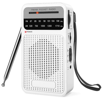 Goodes Portable Radio AM FM, Transistor Radio with Best Reception