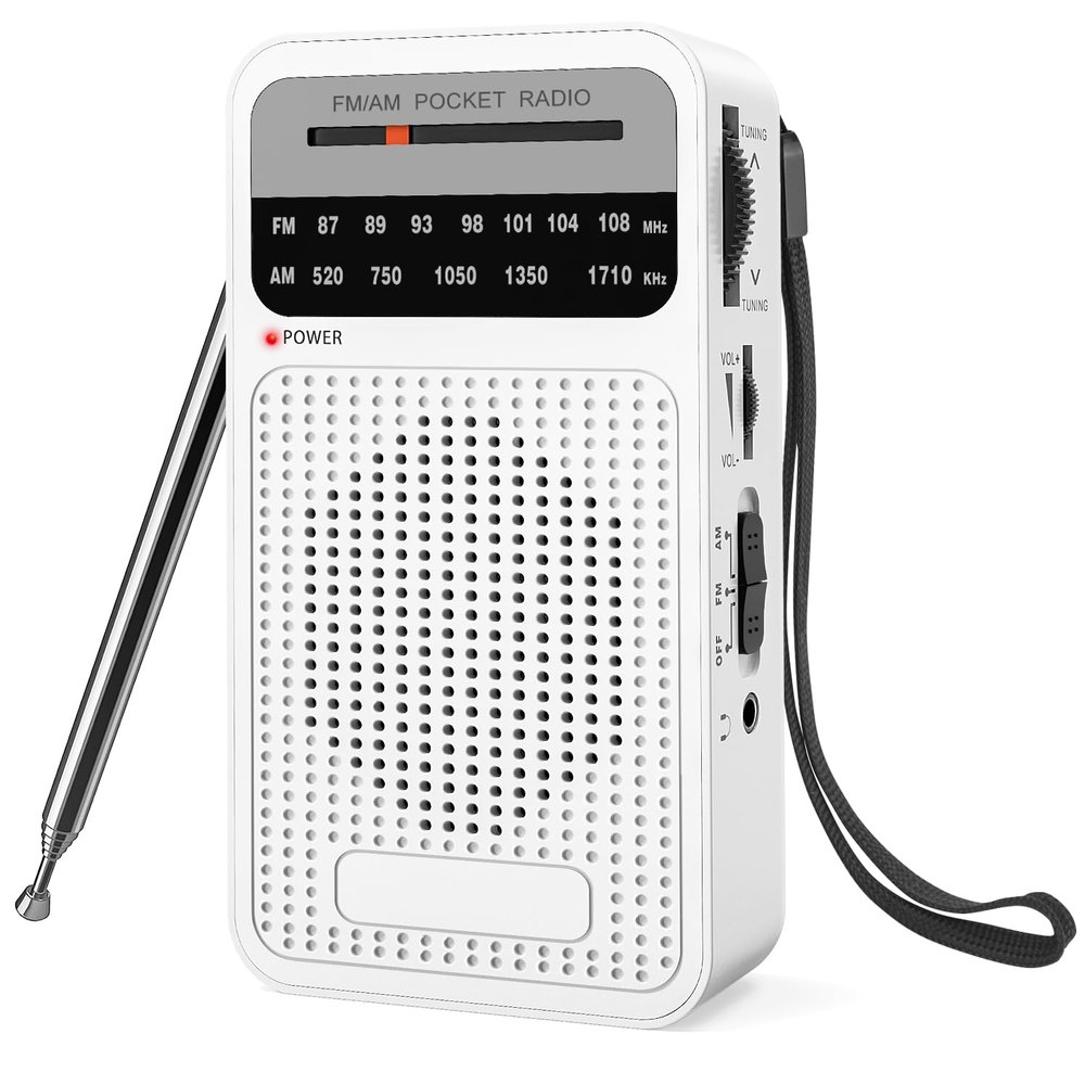 Goodes Portable Radio AM FM, Transistor Radio with Best Reception
