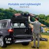 Projector Screen Outdoor Portable Movie: 120 inch Foldable Projection Screen with Stand Legs and Carry Bag for Camping Party view 3