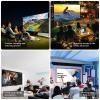 Projector Screen Outdoor Portable Movie: 120 inch Foldable Projection Screen with Stand Legs and Carry Bag for Camping Party view 4