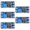 AITRIP 5pcs MT3608 DC-DC Boost Converter 2A Adjustable Step Up Module Voltage Regulator Board Input Voltage 2V-24V to 5V-28V Output Voltage for Arduino view 1