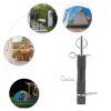 Burglar Alarm,Alarm Systems, Perimeter Trip Alarm Camping Trip Wire Alarm Device Loud Sound Camping Trip Alarm for Camping Property Safety view 4