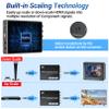 4K HDMI to Component Converter with Scaling Function, HDMI to YPbPr Converter Support 4K/60Hz Input, Support 480i/576i Component Output, Compatible with DVD/PS3/PS4/PS5/Amazon Fire TV Sticks view 4