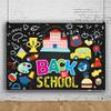 10x8ft Back to School Backdrop for Photoshoot Welcome Back Background for Photography Students Classmate Party Banner Portrait Photo Studio Props Classroom Wall Decor for Kids view 2