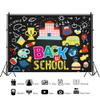 10x8ft Back to School Backdrop for Photoshoot Welcome Back Background for Photography Students Classmate Party Banner Portrait Photo Studio Props Classroom Wall Decor for Kids view 3