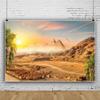 10x6.5ft Vinyl Pyramid Desert Photo Backdrop Ancient Civilization Country Egypt Pyramid Background Baby Shower Birthday Party Decor Abstract Mountain Sunset Tree Scene Banner Photo Studio Props view 1