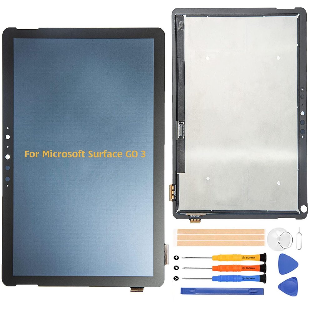 A-MIND for Microsoft Surface Go 3 Screen Replacement,for Microsoft Surface Go3 1926 1901 LCD Display Touch Digitizer Full Assembly with Repair Tool Kits(Black)