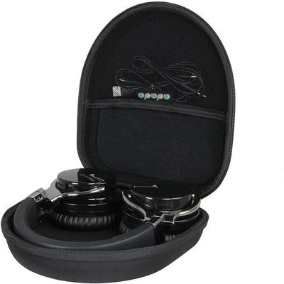 Adada Hard Travel Case for Silensys E7 / PurelySound E7 / MOVSSOU E7 / COWIN E7 / Tapela E7 / Audonia E7 Active Noise Cancelling Bluetooth Headphones (Black)