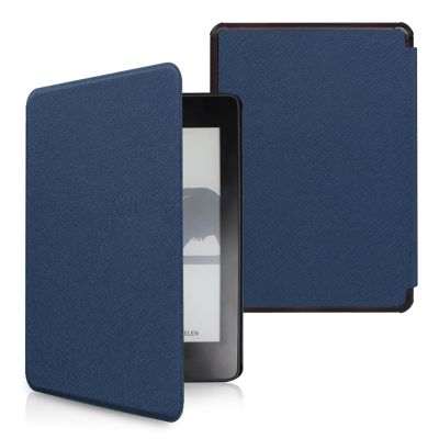 Case Fits Amazon 6" Kindle 8th Generation [2016 Release,Model: SY69JL]-Smart Auto Sleep/Wake, Light Thin Cross Pattern PU Leather Cover