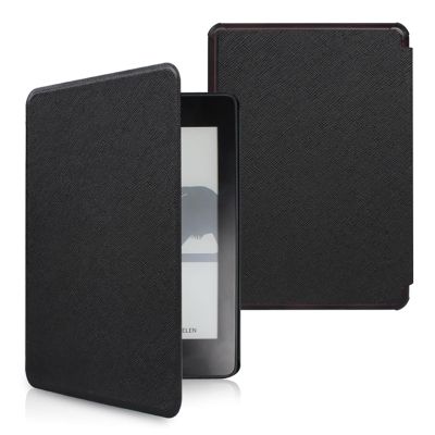 Case Fits Amazon 6.8" Kindle Paperwhite 11th Generation and Signed Edition [2021 Release,Model:M2L3EK&M2L4EK]-Smart Auto Sleep/Wake, Light Thin Cross Pattern PU Leather Cover