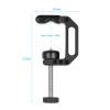 Namolit Universal C Clamp Heavy Duty Desktop Mount Clamp Lightweight Tripod Mount Clamp with Standard 1/4 Inch and 3/8 Inch Screw Holes view 2