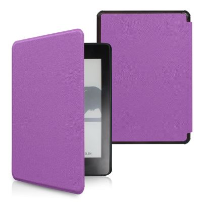 Case Fits Amazon 6" Kindle Paperwhite 10th Generation[2018 Release,Model: PQ94WIF]-Smart Auto Sleep/Wake, Light Thin Cross Pattern PU Leather Cover