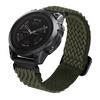 Abanen Upgraded Quick Fit 22mm Elastic Band for Garmin Fenix 8 47mm/ Instinct 3 45mm/ Fenix 7/6/5, Soft Stretchy Loop Nylon Wristband Strap for epix Pro/Tactix 8 (47mm) (Moss Green) view 1