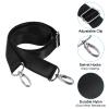 PATIKIL 59" Shoulder Strap, 2 Pcs 0.98" Width Nylon Adjustable Replacement Strap with Metal Swivel Hooks for Camera Laptop Case Bag Briefcase, Black view 4