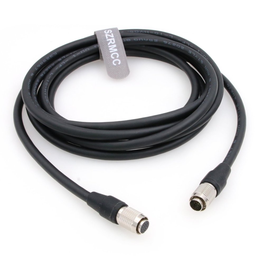 SZRMCC CCMC 20P05/10 Video Cable Hirose 20 Pin Male to 20 Pin Female Control Unit Cable for Sony DXC-C33 3-CCD Colour Video Camera to CCU (20m)