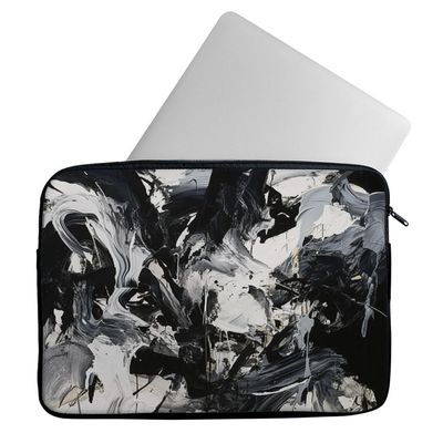 Abstract Painting Mac Book Pro 14" Sleeve - Messy Art Item - Gifts for Laptop