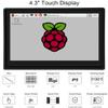 4.3inch DSI LCD Display with Case for Raspberry Pi 4B, 800x480 Capacitive Touchscreen MIPI DSI Interface IPS Wide Angle, Supports Raspbian/Ubuntu/Kali / WIN10 IoT/Retropie, Driver Free view 2