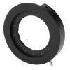 Iris Diaphragm, Microscope Iris Adapter Aperture Adjustable Lens Optical Diaphragm for Microscope(SK25 with Base) view 1