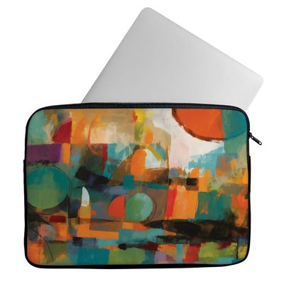 Abstract Art Mac Book Pro 14" Sleeve - Colorful Art Gift - Laptop Items
