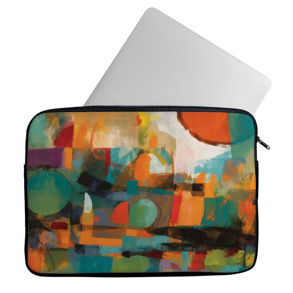Abstract Art Mac Book Pro 14" Sleeve - Colorful Art Gift - Laptop Items