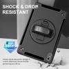 AdirMi Case for Lenovo Tab P11 2nd Gen 11.5 Inch (TB-350), Dual Layer Full Body Tough Rugged Case with 360 Rotatable Kickstand, Hand/Shoulder Strap,Black view 3