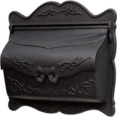 BABYCE Suggestion Box Comment Collection Box Outdoor Wall-Mounted Letter Box with Lock Inbox European Villa Mailbox Retro Creative Suggestion Box Mail Drop & Collection Boxes
