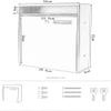 BABYCE Suggestion Box Comment Collection Box Outside Wall Mailbox Lockable Office Letterbox Wall-Mounted Galvanized Sheet Material Mailbox Drop Box view 4