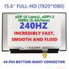 15.6" for MSI GS65 Series Screen Replacement LCD 40Pins 240Hz FHD 1920(RGB)*1080 Display Panel Non-Touch view 2