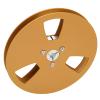 1/4 Inch 5 Inch Takeup Reel, Empty Take up Reel to Reel Small Hub, 3 Holes Universal 5 Inch Open Reel Audio Aluminum Alloy Takeup Reel, for Nab Aluminum Metal Reel view 1