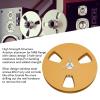1/4 Inch 5 Inch Takeup Reel, Empty Take up Reel to Reel Small Hub, 3 Holes Universal 5 Inch Open Reel Audio Aluminum Alloy Takeup Reel, for Nab Aluminum Metal Reel view 2