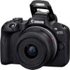Canon EOS R50 4K Video Mirrorless Camera with RF-S 18-45mm f/4.5-6.3 is STM Lens and 20 Essential Accessories for Content Creators (Renewed), Black view 3